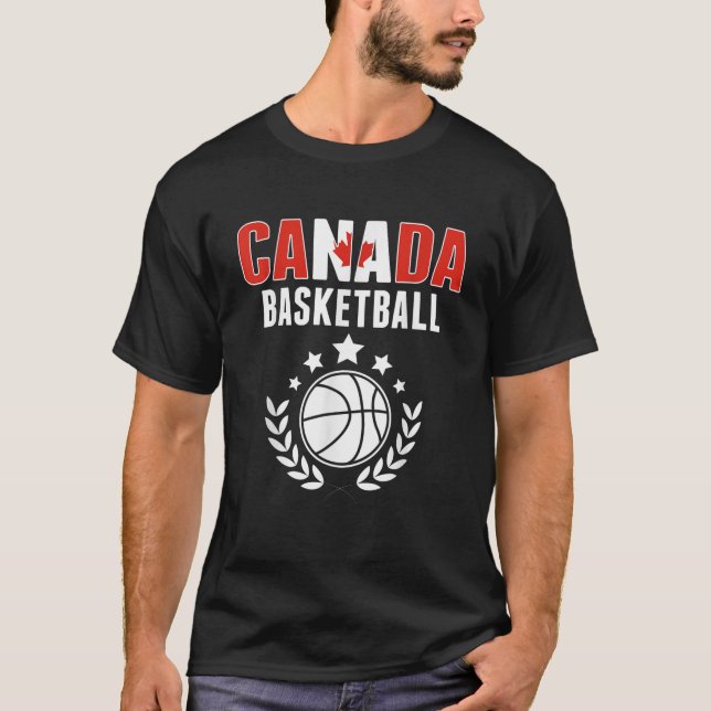 T-shirt Canada Amateurs de basket-ball Jersey Canadian Fla (Devant)