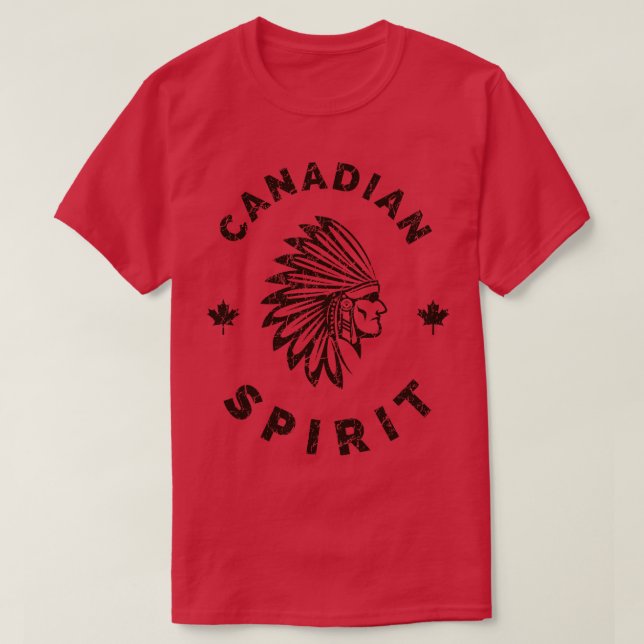 T-shirt Canada Amérindiens Canadiens (Design devant)