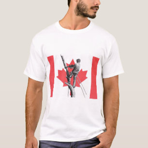 T-shirt Canada Arboriste canadien Chainsaw.