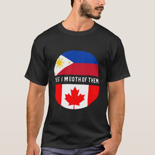 T-shirt Canada Canadiens Philippines Philippines Adn Mélan (Devant)