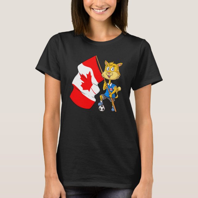 T-shirt Canada Cat Fan (Devant)