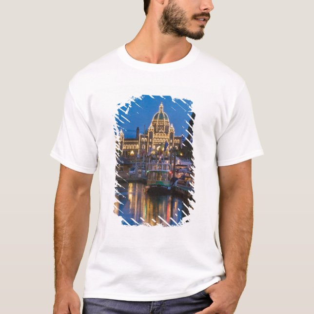 T-shirt Canada, Colombie-Britannique, Victoria, Intérieur (Devant)