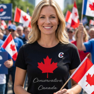 T-shirt Canada conservateur. VOTE Canada conservateur 2026