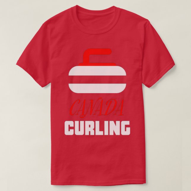 T-shirt Canada Curling 19 (Design devant)