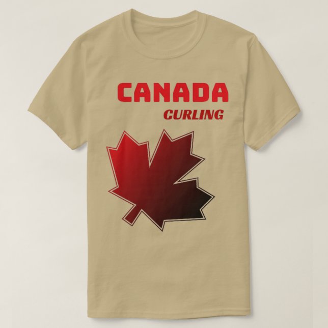 T-shirt Canada Curling 24 (Design devant)