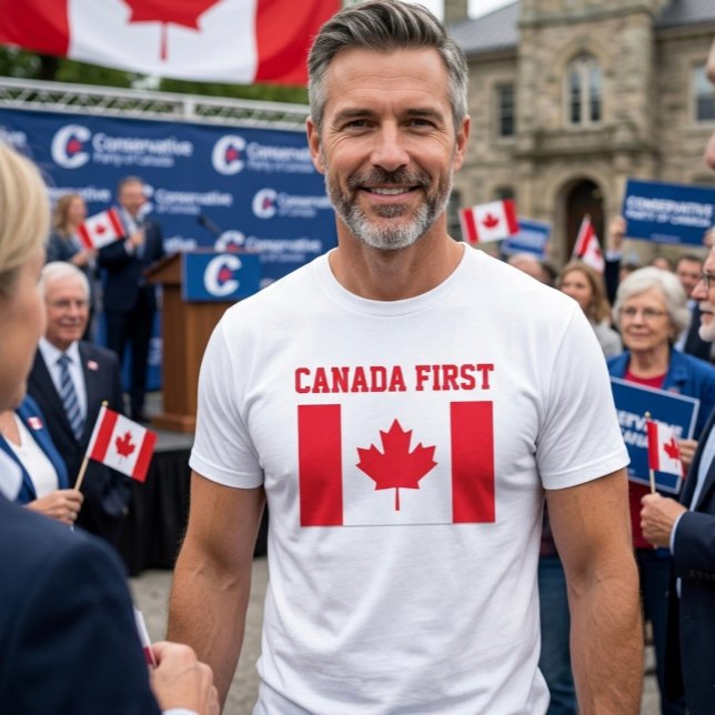 T-shirt Canada d'abord. Canada conservateur. (Créateur téléchargé)