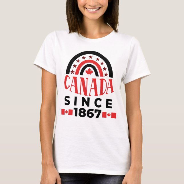 T-shirt Canada depuis 1867 (Devant)