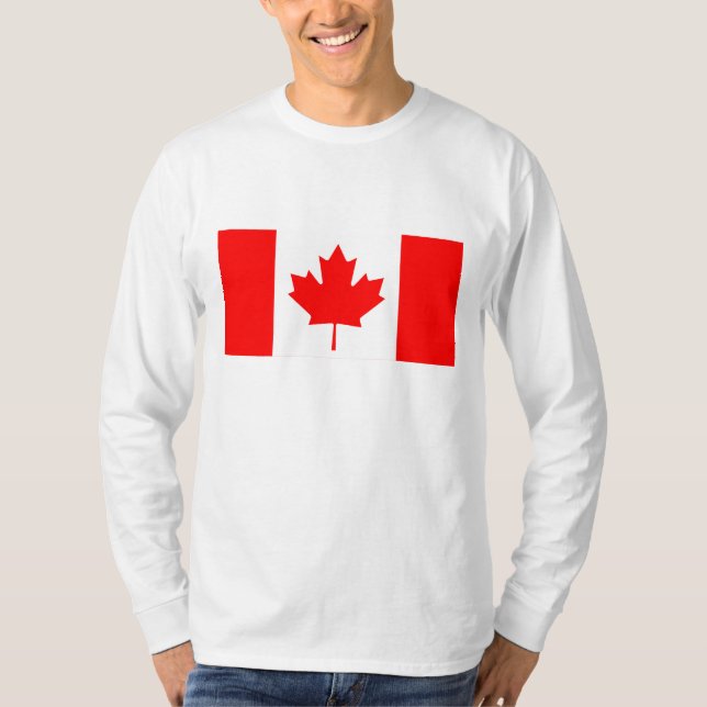 T-shirt Canada - Drapeau canadien (Devant)