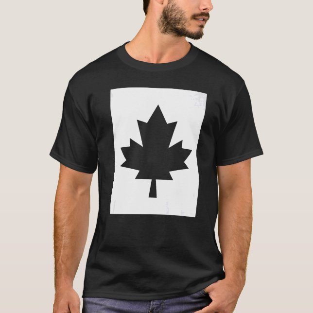 T-shirt Canada Drapeau Feuille d'érable Rouge Canada (Devant)