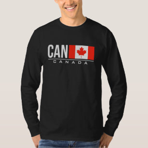 T-shirt Canada Drapeau International Code Pays Can Sports