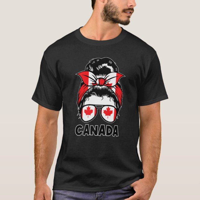 T-shirt Canada Drapeaux canadiens 2 (Devant)
