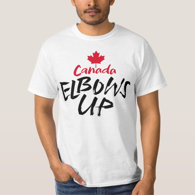 T-shirt CANADA Elbows Up red maple n'est pas en vente aux  (Devant)