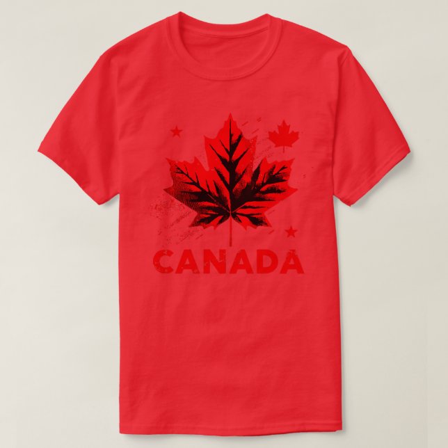 T-shirt Canada esthétique rétro (Design devant)