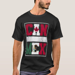 T-shirt Canada et Mexique Mélange Patrimoine canadien Mexi