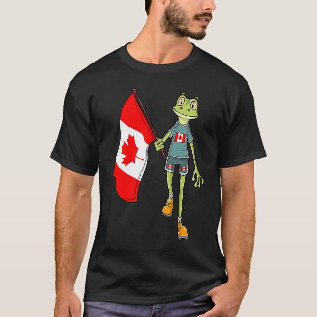 T-shirt Canada Fan Frog (Devant)