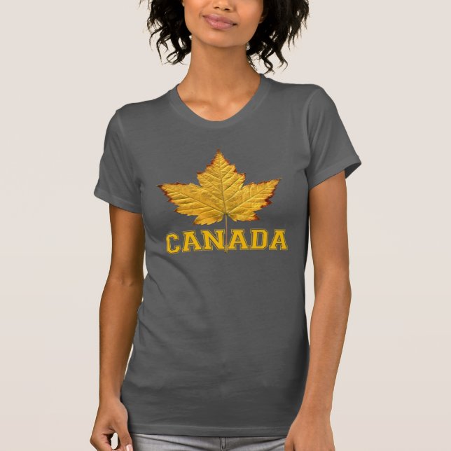 T-shirt Canada féminin Chemises Souvenir Canada (Devant)