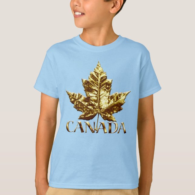 T-shirt Canada Feuille d'érable biologique pour en (Devant)