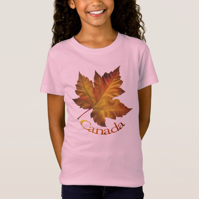 T-shirt Canada Feuille d'érable pour enfant Souven (Devant)