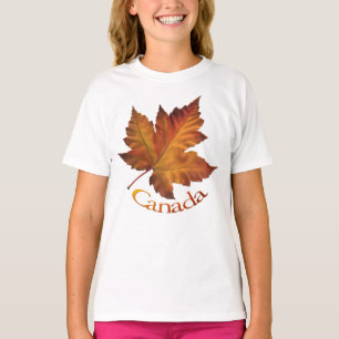 T-shirt Canada Feuille d'érable pour fille Souveni