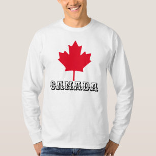 T-SHIRT CANADA - FEUILLES MAPLES - FÊTE DU CANADA