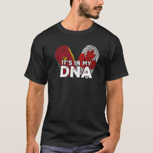 T-shirt Canada Fier du drapeau Sénégal ADN sénégalais Fing