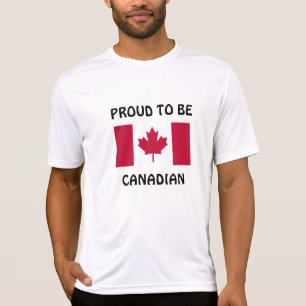 T-shirt Canada : Fière d'être canadienne