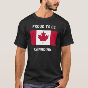 T-shirt Canada : Fière d'être canadienne