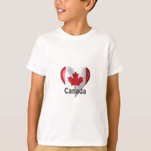 T-shirt Canada Flag Heart