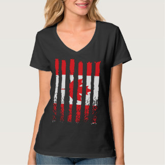 T-shirt Canada flag love proud canadian people maple leaf