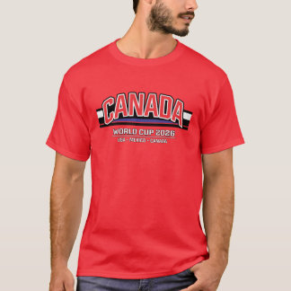T-shirt Canada Football Team Supporter - World Cup 2026