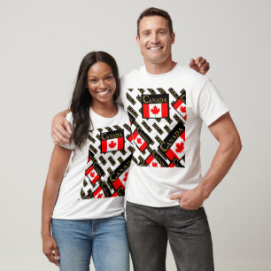 T-SHIRT CANADA HOCKEY PUCK