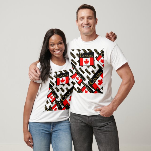 T-SHIRT CANADA HOCKEY PUCK (Unisexe)