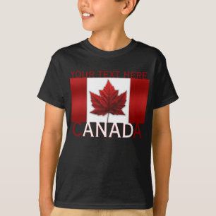 T-shirt Canada Kid's Shirt Canada Flag Kid's Souvenir Tops