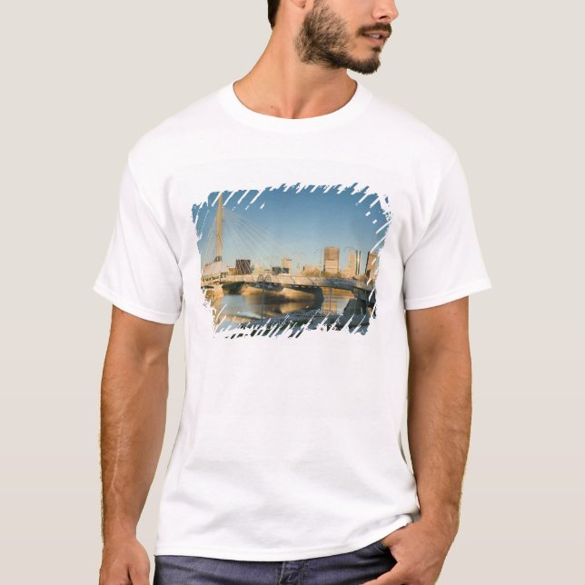 T-shirt CANADA, Manitoba, Winnipeg : Riel de l'Esplanade (Devant)
