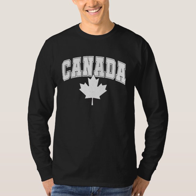T-shirt Canada Maple Leaf Canadian Flag Pride  7 (Devant)