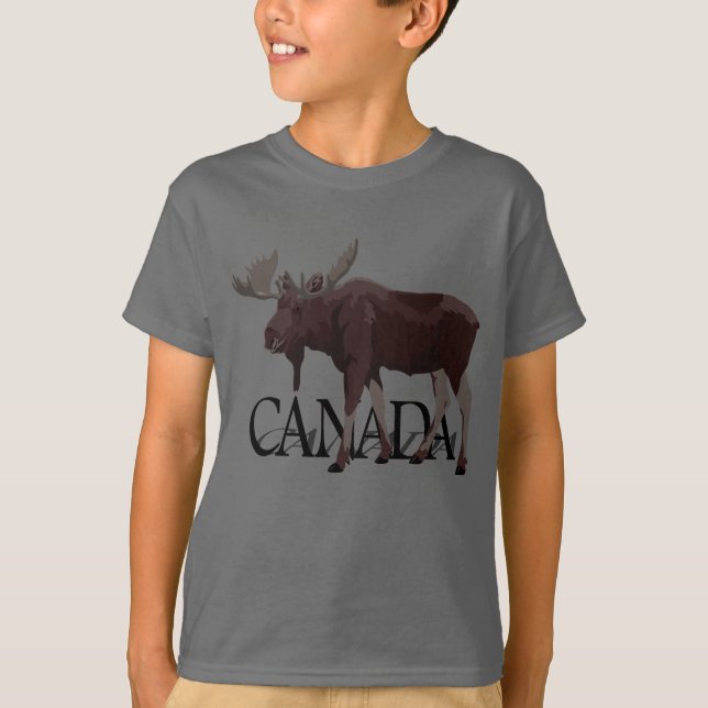 T-shirt Canada Moose Chemise souvenir canadienne p (Devant)