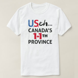 T-shirt CANADA n'est pas à vendre USA 11e Province Liberté