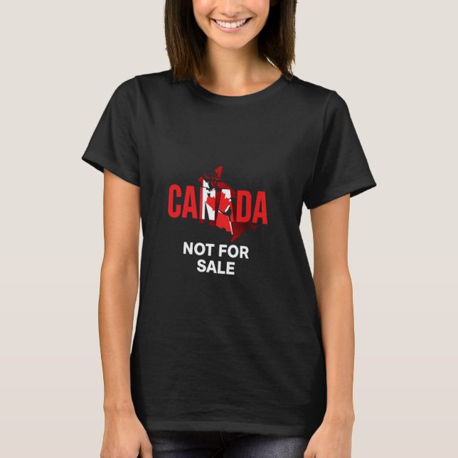 T-shirt Canada NOT FOR SALE Canada Pride (Devant)