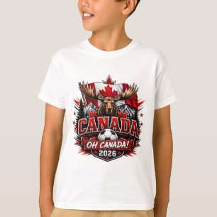 T-shirt Canada Oh Canada 2026 Fan de foot