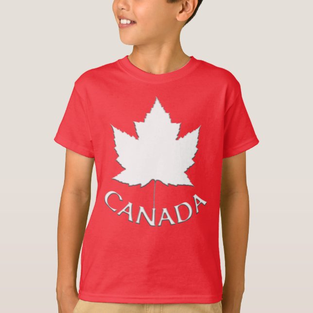 T-shirt Canada pour enfants Bio Canada Chemise pou (Devant)