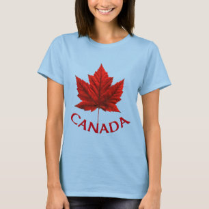 T-shirt Canada pour femmes Souvenir Feuille d'érab