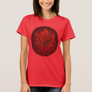 T-shirt Canada pour femmes Souvenir Feuille d'érab