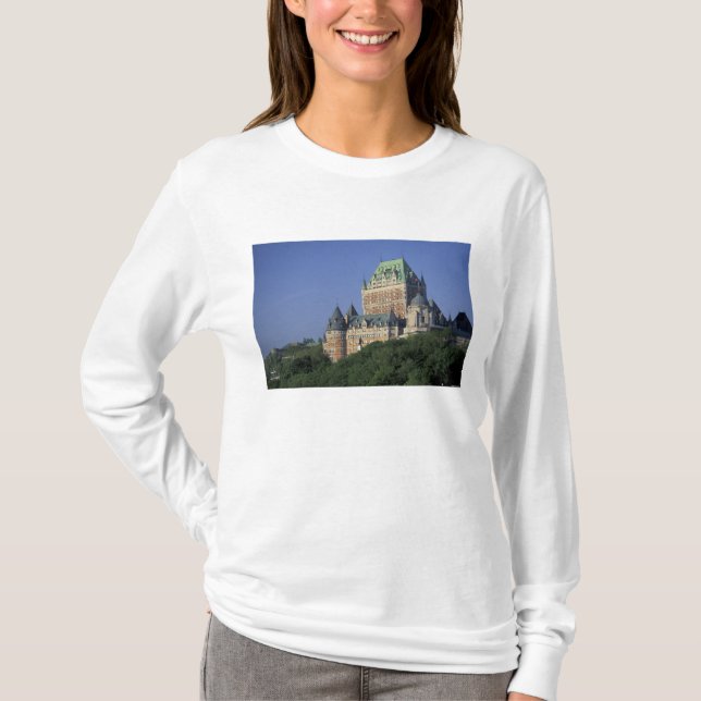 T-shirt Canada, Québec.  Château Frontenac. (Devant)