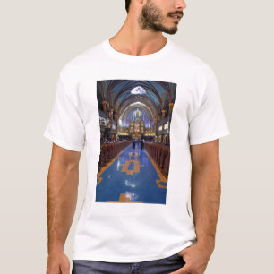 T-shirt Canada, Québec, Montréal. Intérieur de Notre 3