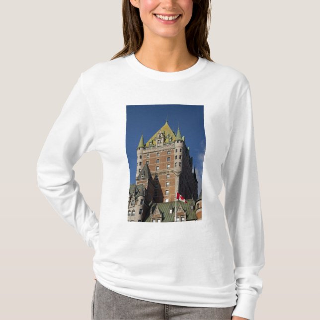 T-shirt Canada, Québec, Québec Ville. Fairmont Chateau (Devant)