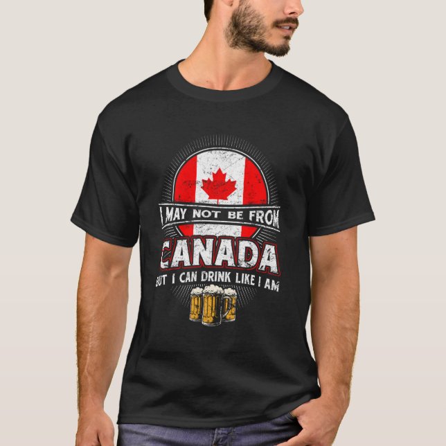 T-shirt Canada Racines canadiennes Patrimoine canadien Fiè (Devant)