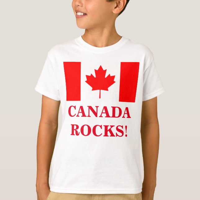 T-SHIRT CANADA ROCKS ! (Devant)