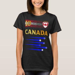 T-shirt Canada Soccer Jersey Drapeau canadien Amateurs de 