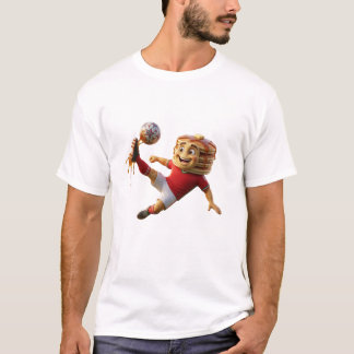 T-shirt Canada Soccer Pancake Mascot - Funny Maple Syrup 