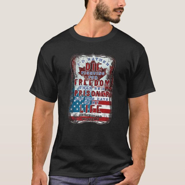 T-shirt Canada Us Freedom Tee (Devant)